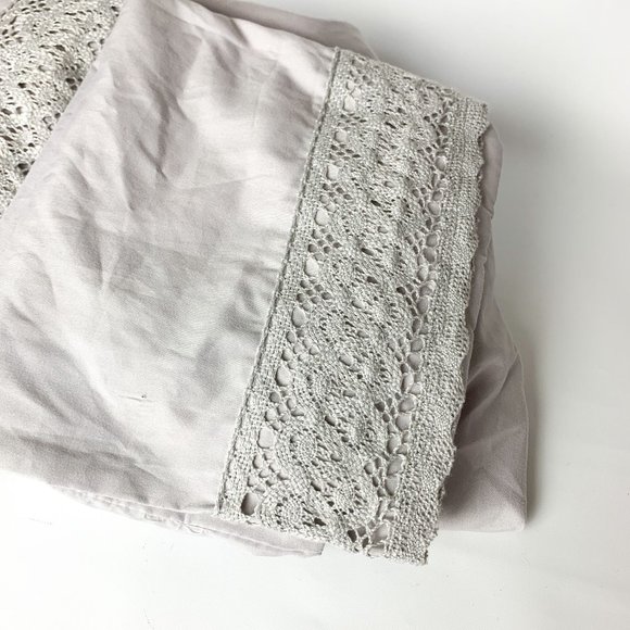 Modern Threads Crochet Lace Twin Bed Sheet Set - Picture 8 of 9